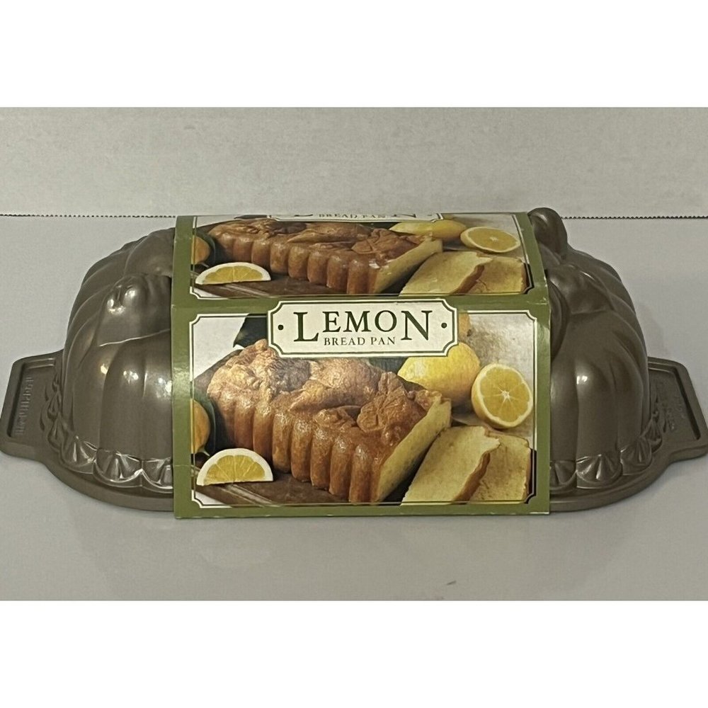 Williams Sonoma Nordic Ware Lemon 3D Cake Bread Loaf Non-stick Mold Pan New